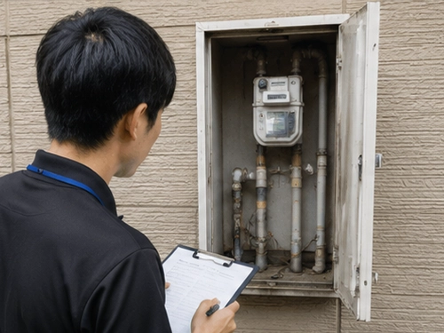 電気・ガスメーターの確認